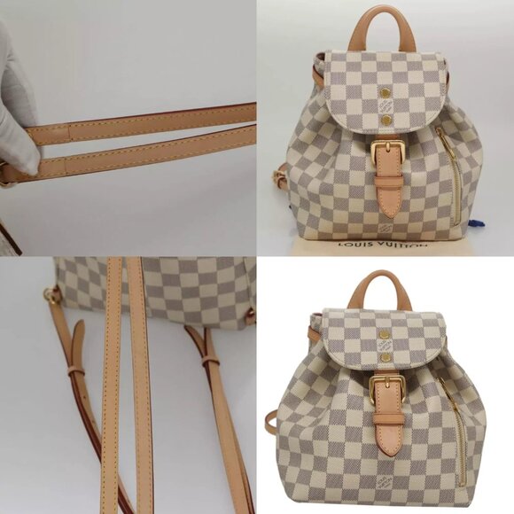 LOUIS VUITTON Damier Azur Speron BB Shoulder Bag N44026 LV Auth 97791A - Picture 15 of 15